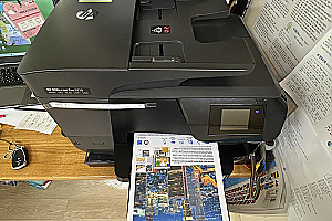 노원구 무한잉크복합기 HP8710 신규설치(교회)